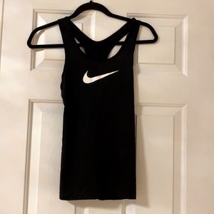 Nike Black Dri Fit Active Athletic Sport Running Tank Top Size XS